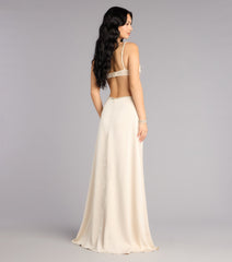Marybelle Satin A-Line Formal Dress