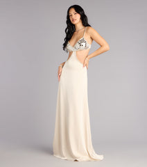 Marybelle Satin A-Line Formal Dress
