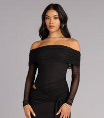 Madeline Mesh Mermaid Formal Dress