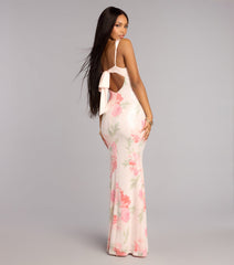 Liliane Floral Sequin Mermaid Formal Dress