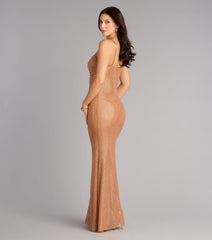 Lindsay Rhinestone Mermaid Formal Dress