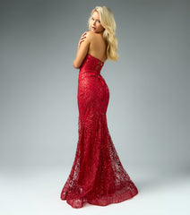 Juliet Glitter Sequin Mermaid Ball Gown