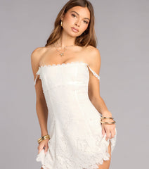 Charmed And Booked Lace Skater Dress