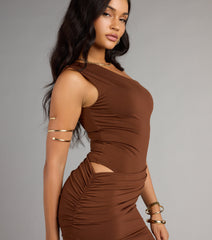 Edge of Allure Cutout Mini Dress
