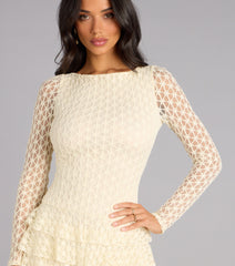 Lover’s Lane Lace Mini Dress