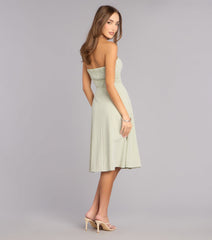 Sunny Day Cutie Gingham Midi Dress