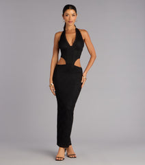 Lace Obsession Cutout Maxi Dress