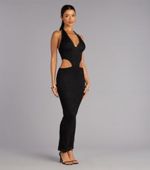 Lace Obsession Cutout Maxi Dress