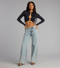 Ring the Alarm Cutout Crop Top