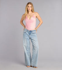 Catch The Vibe Fringe Crop Top