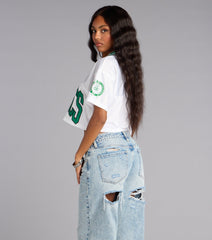 Ultra Game NBA Boston Celtics Crop Top