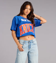 Ultra Game NBA New York Knicks Crop Top