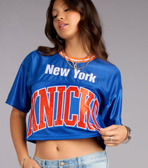 Ultra Game NBA New York Knicks Crop Top