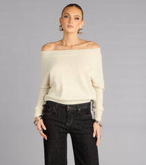 Barely Blush Shimmer Sweater