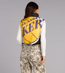 Ultra Game NBA Los Angeles Lakers Puffer Vest