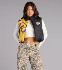 Ultra Game NBA Los Angeles Lakers Puffer Vest