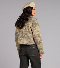 Urban Edge Camouflage Puffer Jacket
