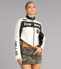 Ultra Game NFL Dallas Cowboys Moto Jacket