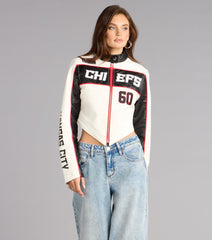 Ultra Game NFL Kansas City Chiefs Moto Jacket