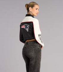 Ultra Game NFL New England Patriots Moto Jacket