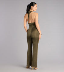 Effortless Drama Halter Jumpsuit