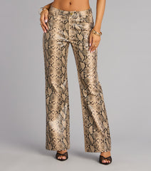 Wild Intent Snake Print Pants