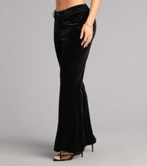 Velvet Vision Pintuck Flare Pants