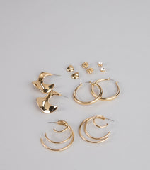 Everyday Glow Six-Pack Earrings Set