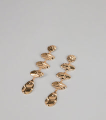 Polished Impact Sculpted Statement Earrings