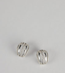 All The Angles Layered Hoop Earrings