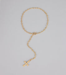 Faithfully Chic Cross Necklace