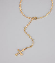 Faithfully Chic Cross Necklace