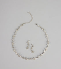 Daisy Glow Crystal Jewelry Set