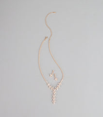 Soft Spark Vine Necklace Set