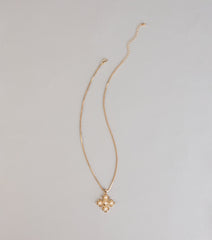 Quiet Grace Cross Pendant Necklace