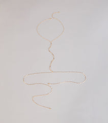 Sunlit Sparkle Rhinestone Body Chain