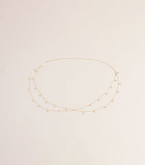 Pretty Shine Layered Stone Belly Chain