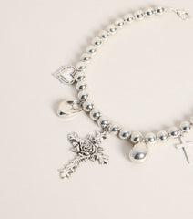 Cross My Heart Charm Necklace