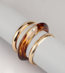 Stacked Intentions Three-Pack Bangle Bracelet Set
