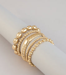 Everyday Shine Five-Piece Bracelet Set