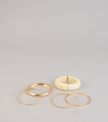 Layered Luxe Bracelet Five-Pack