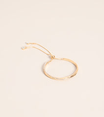 Subtle Shine Moment Rhinestone Slider Bracelet