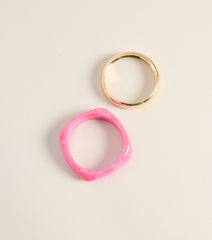 Trendy Mood Bangle Bracelet Set