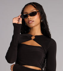 Instant Cool Rectangle Sunglasses