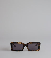 DIFF Espresso Run Square Sunglasses