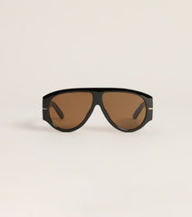 No Small Talk Oversized Sunglasses