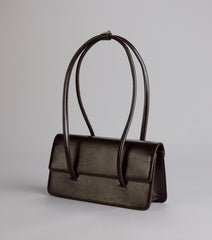 Sleek Moves Faux Leather Shoulder Bag