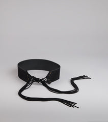 Belt It Babe Faux Suede Tie Belt