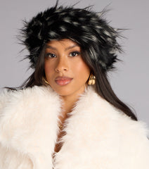 Frosted Luxe Faux Fur Headband