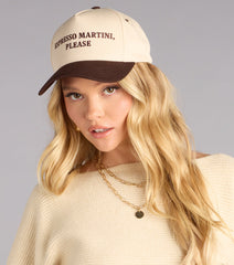 Espresso Martini Please Baseball Cap